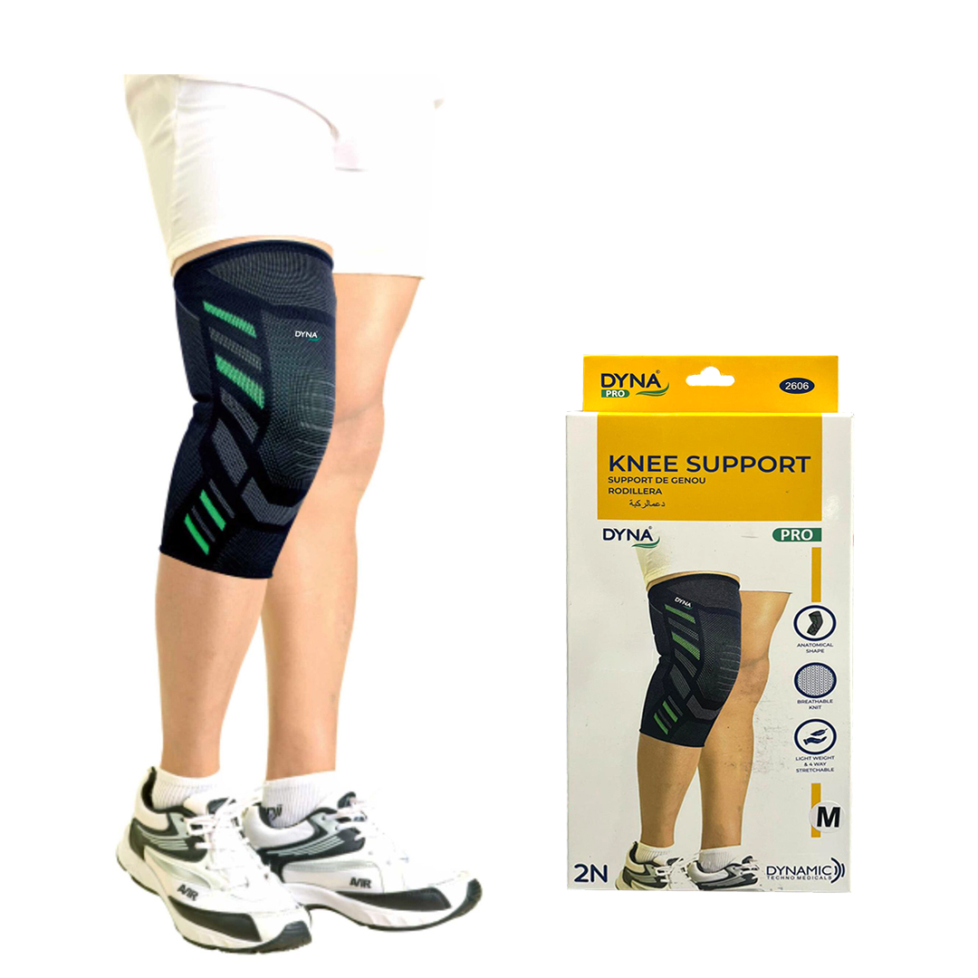 Knee Support Black/green (xl) 2.s-dyna Pro product available at family pharmacy online buy now at qatar doha