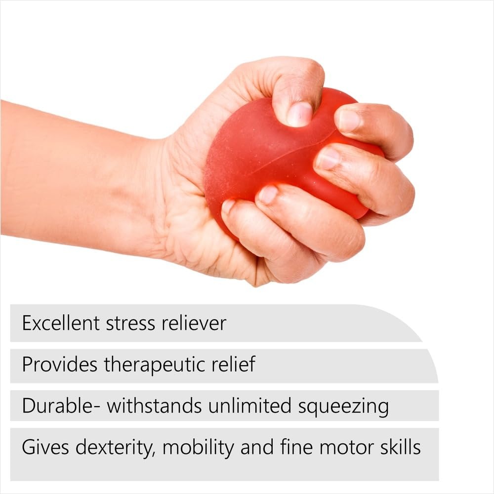 Gel Exercise Ball Red (m) - Dyna product available at family pharmacy online buy now at qatar doha