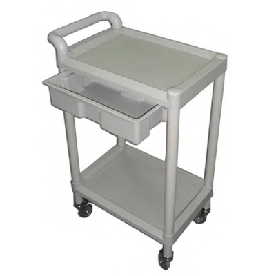 shop now Trolley 3-Shelf 1-Drow Plastic - Tianjin  Available at Online  Pharmacy Qatar Doha