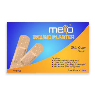 shop now Mexo Pe Wound Plaster Skin Colour (72*19 Mm ) 100's -trustlab  Available at Online  Pharmacy Qatar Doha