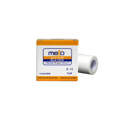 shop now Mexo Silk Tape (1.25 Cm X9.1 M)-Trustlab  Available at Online  Pharmacy Qatar Doha
