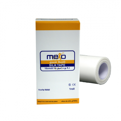 shop now Mexo Silk Tape (10 Cm X9.1 M)-Trustlab  Available at Online  Pharmacy Qatar Doha