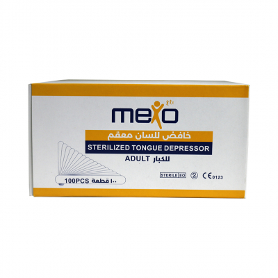shop now Mexo Tongue Depressor (Sterile) Adult 100'S-Trustlab  Available at Online  Pharmacy Qatar Doha