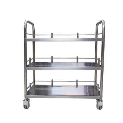 shop now Mexo Trolley-201(3 Shelf-S/S)(735*450*850Mm)-Trustlab  Available at Online  Pharmacy Qatar Doha